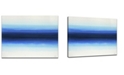 Ready2HangArt 'Deepest' Blue Abstract Canvas Wall Art, 20x30"